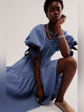 Eliza Faulkner Jolene Denim Dress Large